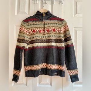 Northern Reflections hand embroidered sweater